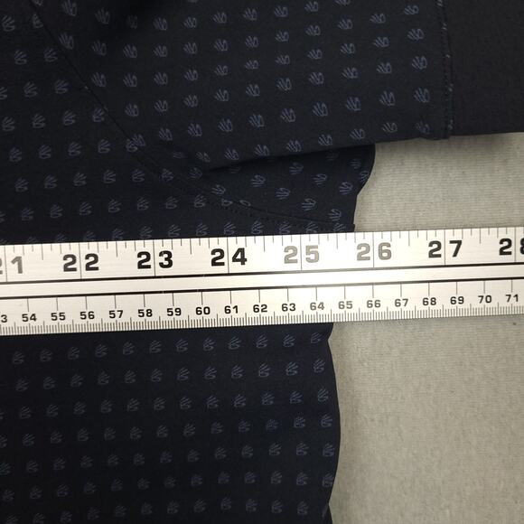 Under Armour Men's Polo Shirt Sz 3XL Short Sleeve AOP Golf Activewear Dark Blue - Picture 6 of 7